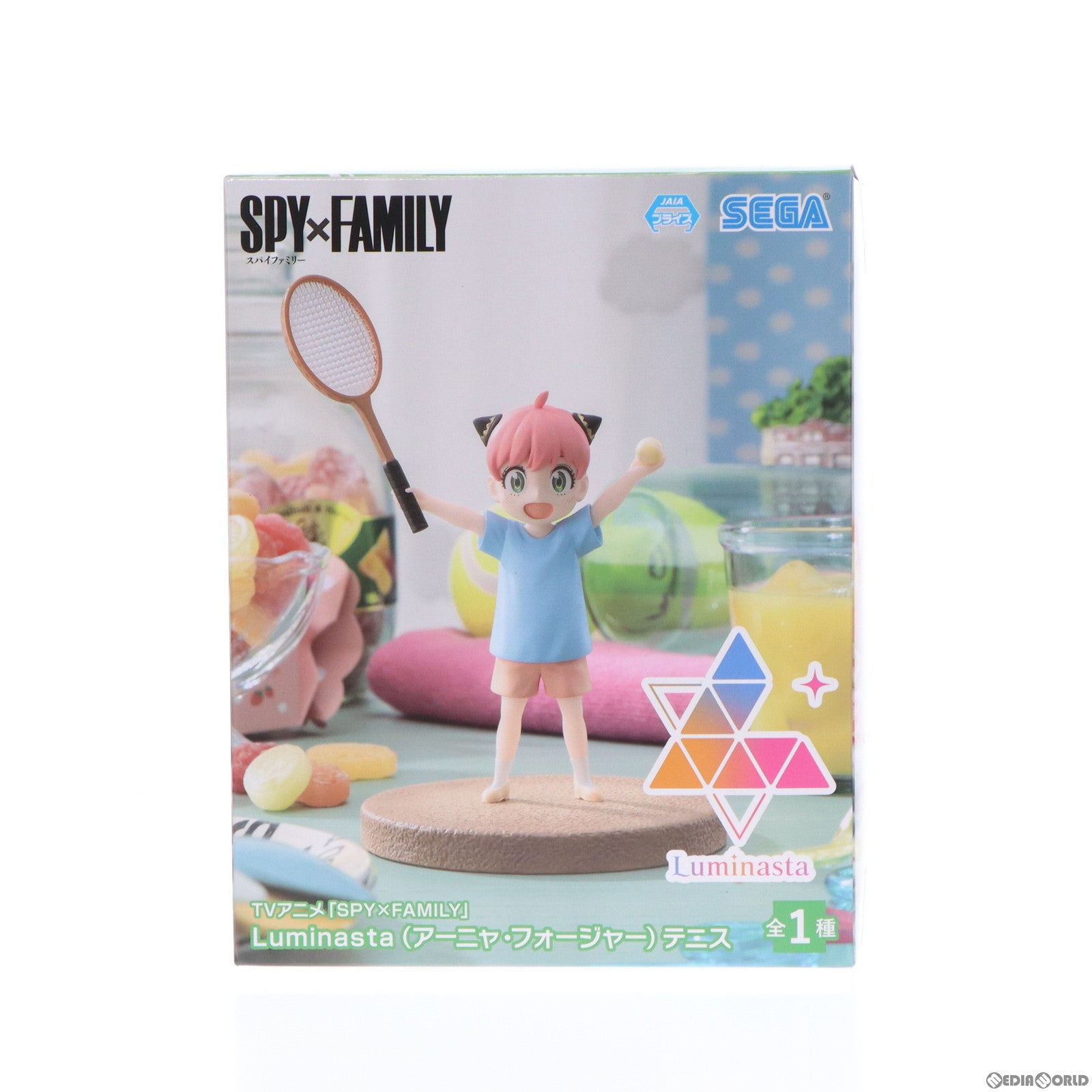 【中古即納】[FIG]アーニャ・フォージャー SPY×FAMILY(スパイファミリー) Luminasta(アーニャ・フォージャー)テニス フィギュア  プライズ(1104414) セガ(20231130)