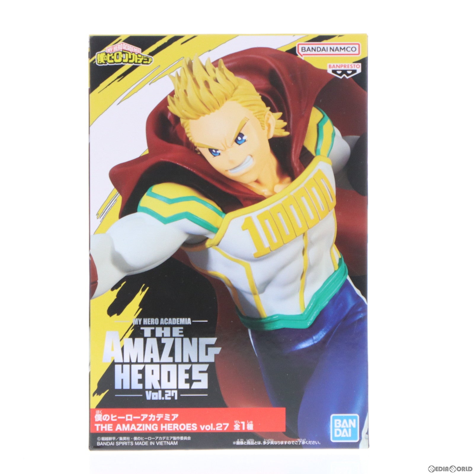 中古即納】[FIG]通形ミリオ(とおがたみりお) 僕のヒーローアカデミア THE AMAZING HEROES vol.27 フィギュア  プライズ(2621414) バンプレスト