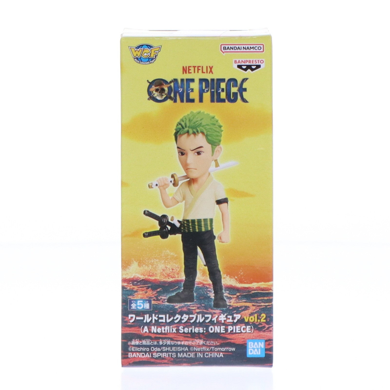 中古即納】[FIG]ロロノア・ゾロ ワンピース(Netflix) ワールドコレクタブルフィギュア vol.2(A Netflix Series: ONE  PIECE) プライズ(2699210) バンプレスト