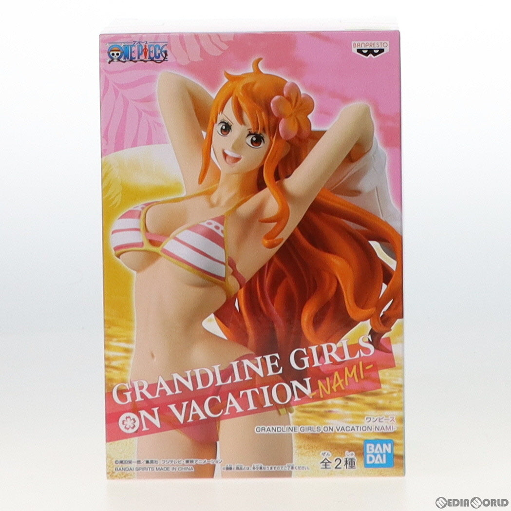 【中古即納】[FIG]ナミ B(水着ピンク) ワンピース GRANDLINE GIRLS ON VACATION-NAMI- ONE PIECE  フィギュア プライズ(2562857) バンプレスト(20220531)