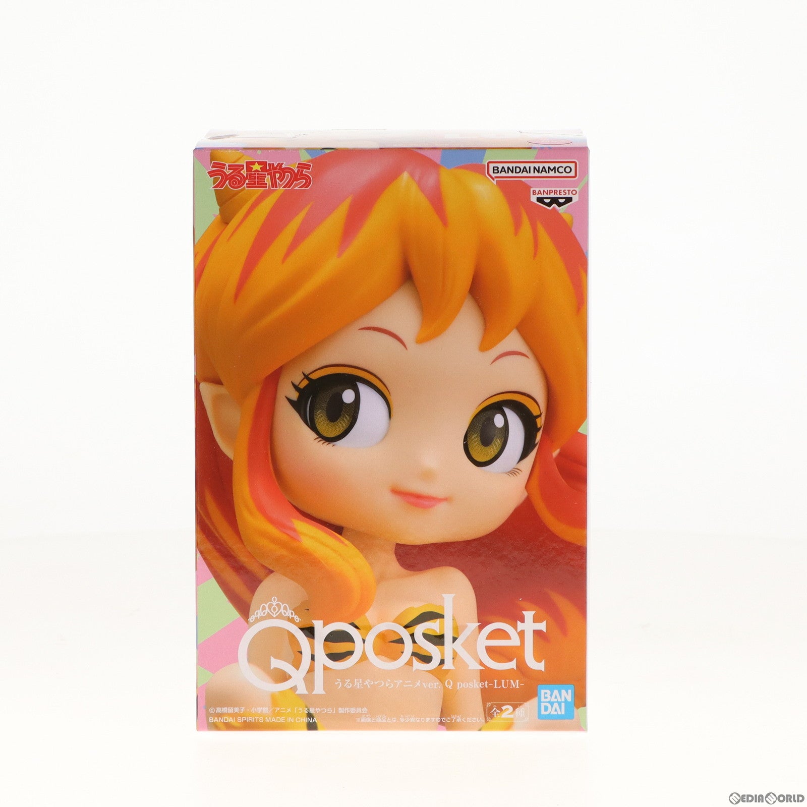 中古即納】[FIG]ラム B(髪オレンジ) うる星やつら アニメver. Q posket-LUM- フィギュア プライズ(2633149)  バンプレスト