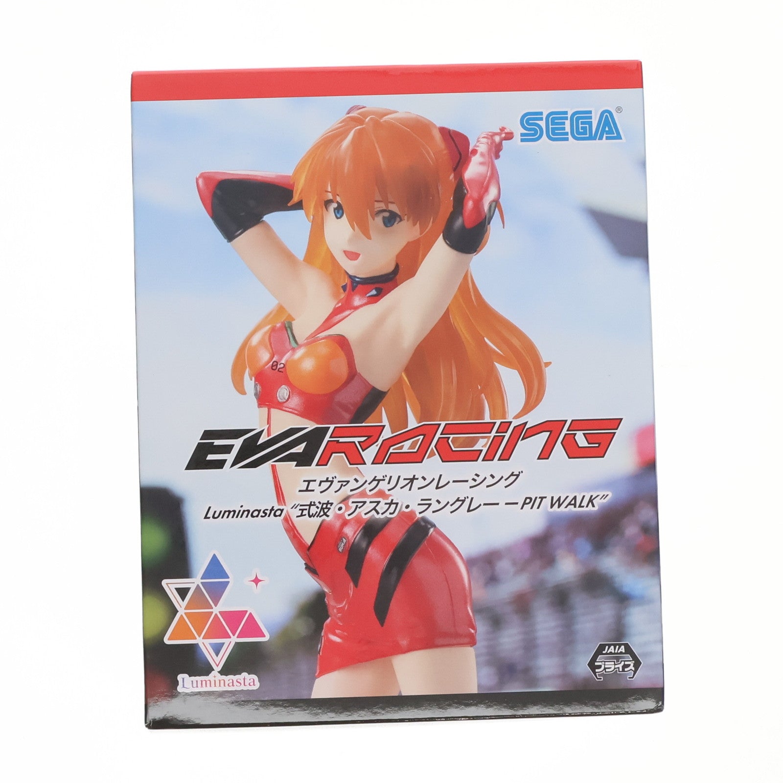 中古即納】[FIG]式波・アスカ・ラングレー エヴァンゲリオンレーシング Luminasta『式波・アスカ・ラングレー-PIT WALK』 フィギュア  プライズ(1104406) セガ