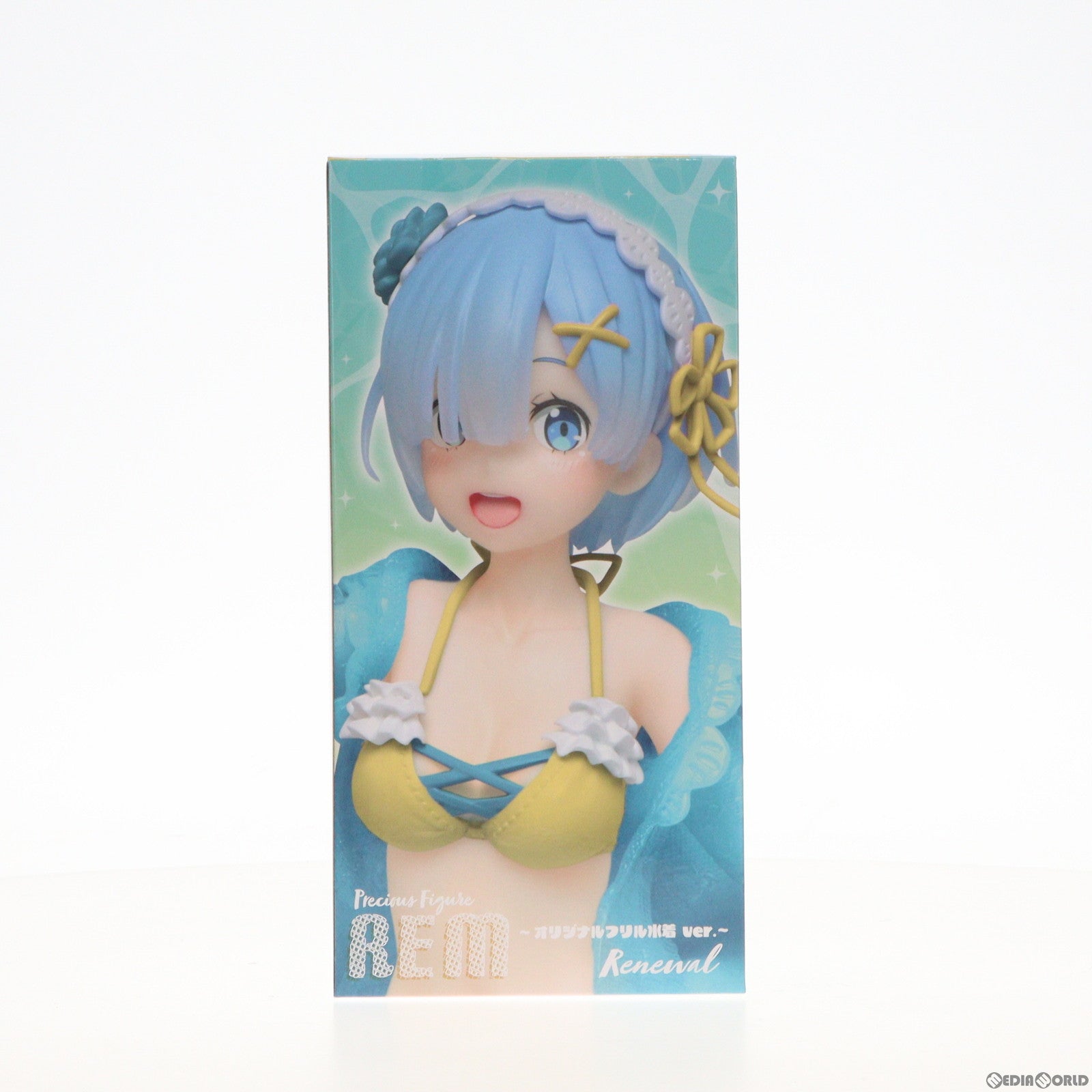 中古即納】[FIG]レム Re:ゼロから始める異世界生活 プレシャスフィギュア レム～オリジナルフリル水着 ver.～Renewal  プライズ(451701200) タイトー