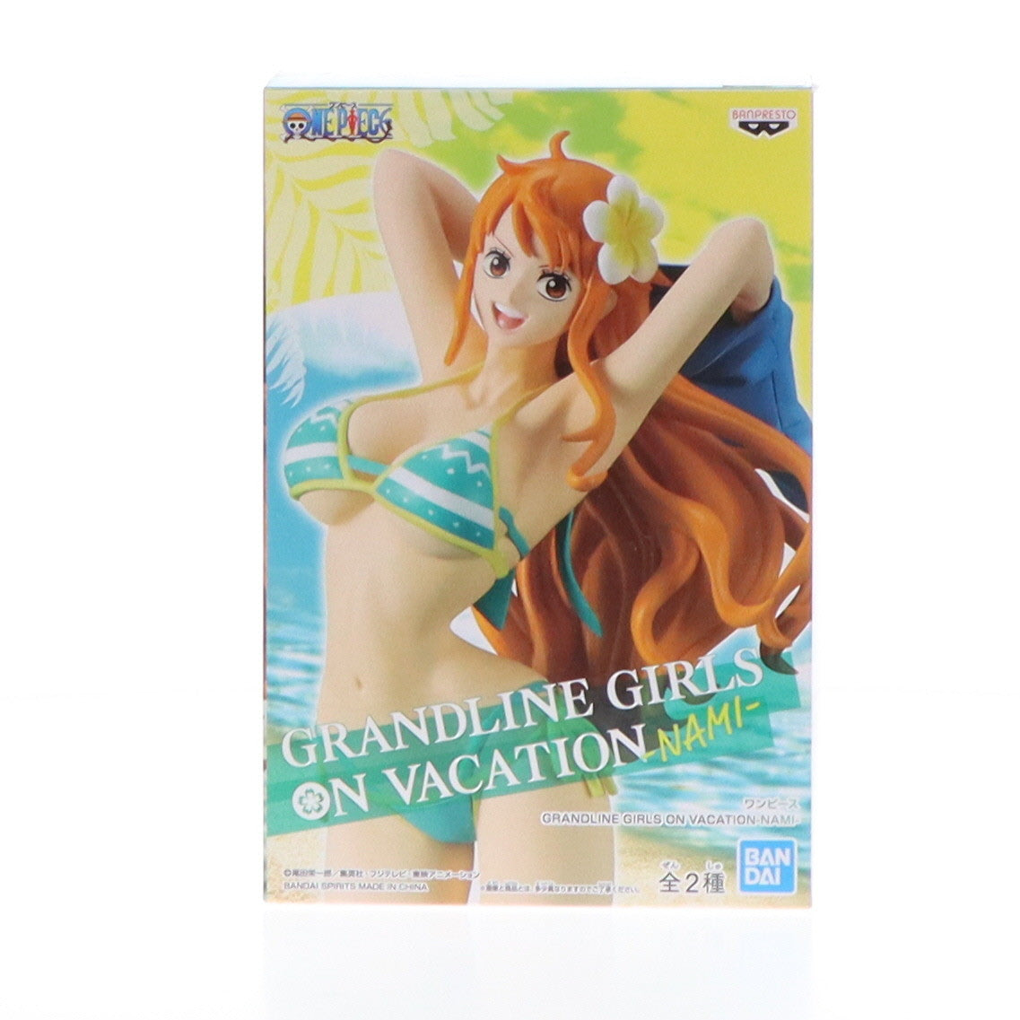 【中古即納】[FIG]ナミ A(水着グリーン) ワンピース GRANDLINE GIRLS ON VACATION-NAMI- ONE PIECE  フィギュア プライズ(2562857) バンプレスト(20220531)