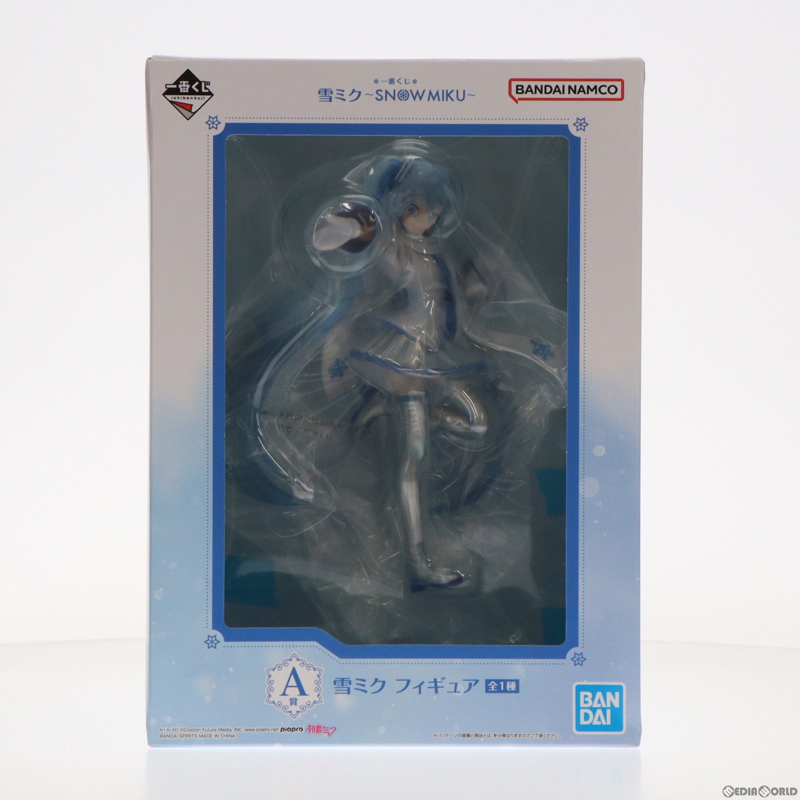 【中古即納】[FIG]A賞 雪ミク フィギュア 一番くじ 雪ミク 〜SNOW MIKU〜 キャラクター・ボーカル・シリーズ01 初音ミク プライズ  バンダイスピリッツ(20230121)