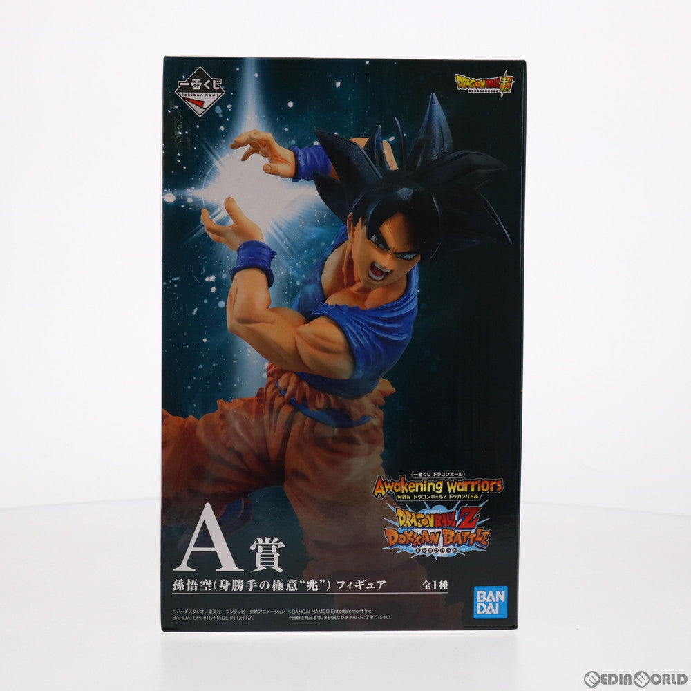 【中古即納】[FIG]A賞 孫悟空(身勝手の極意『兆』) 一番くじ ドラゴンボール Awakening warriors with ドラゴンボールZ  ドッカンバトル ドラゴンボール超 DRAGON BALL フィギュア プライズ バンダイスピリッツ(20200221)