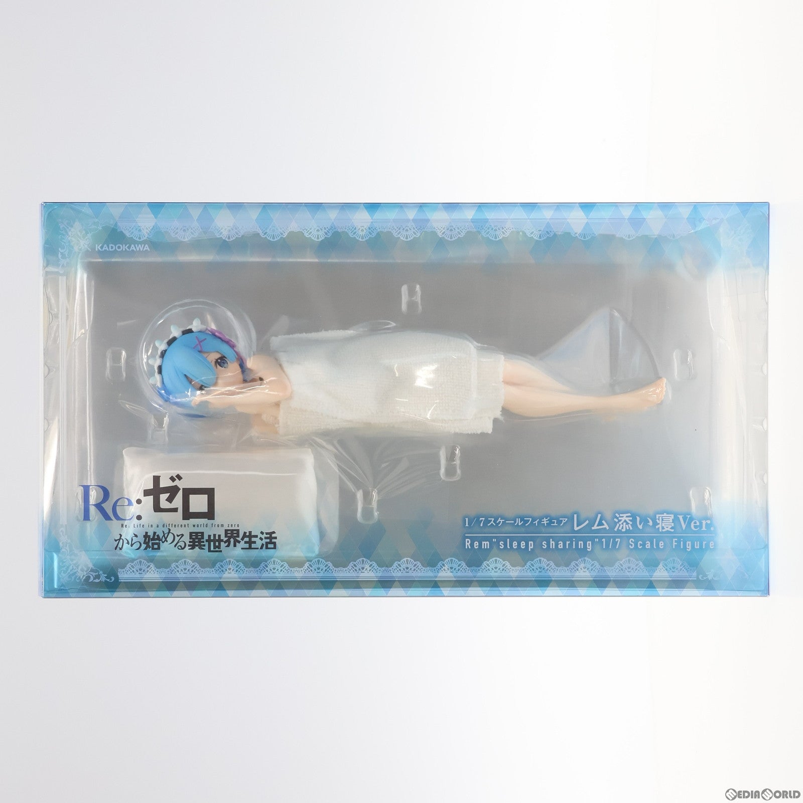 中古即納】[FIG]レム添い寝Ver. Re:ゼロから始める異世界生活 1/7 完成品 フィギュア KADOKAWA(カドカワ)