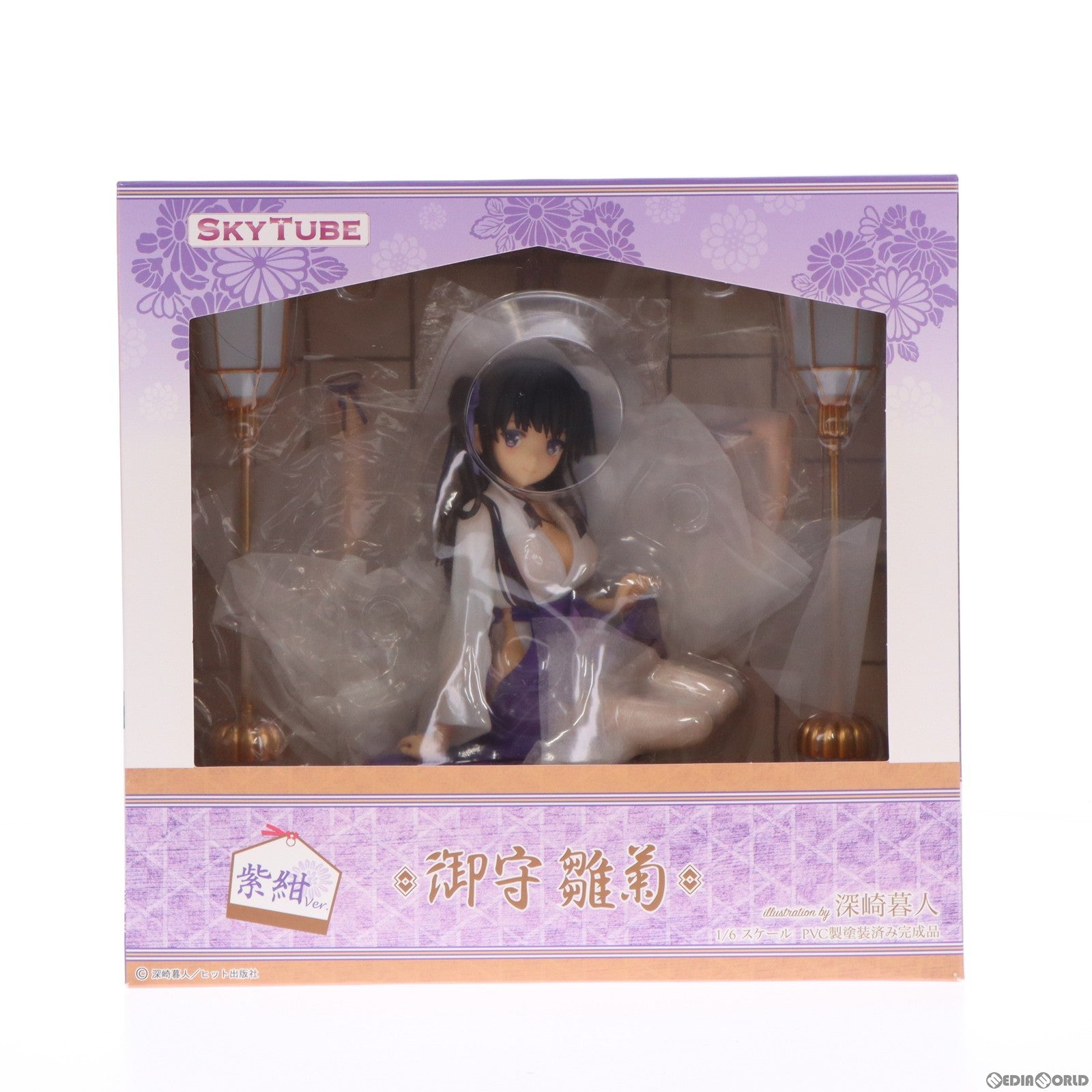 【中古即納】[FIG]御守雛菊(みもりひなぎく) 紫紺Ver. illustration by 深崎暮人 コミック阿吽 1/6 完成品  フィギュア(AX-1185) SkyTube(スカイチューブ)(20210709)