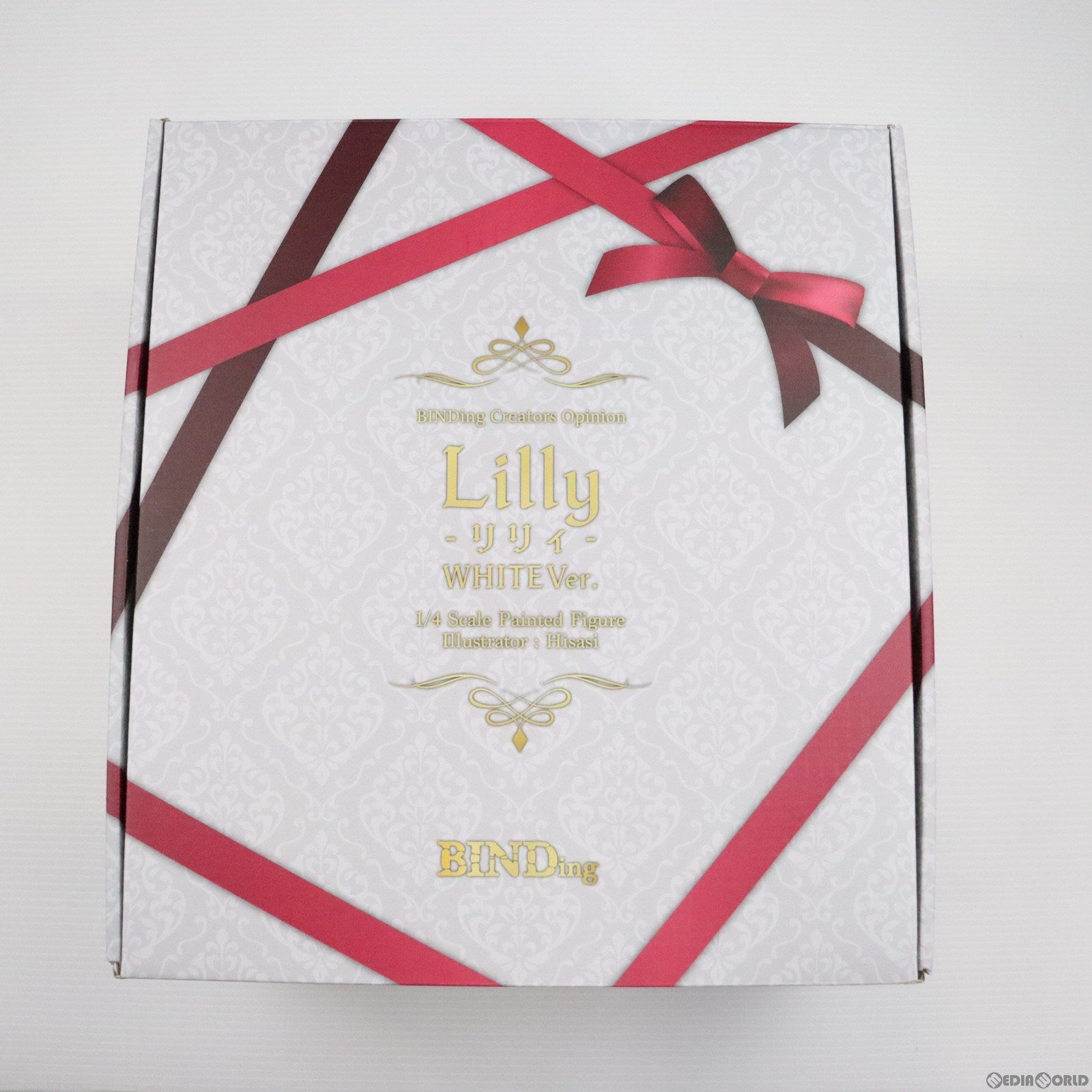 【中古即納】[FIG]クリエイターズコレクション Lilly -リリィ- WHITE Ver. BINDing クリエイターズ オピニオン 1/4  完成品 フィギュア ネイティブオンラインショップ&FANZA限定 BINDing(バインディング)/ネイティブ(20231130)