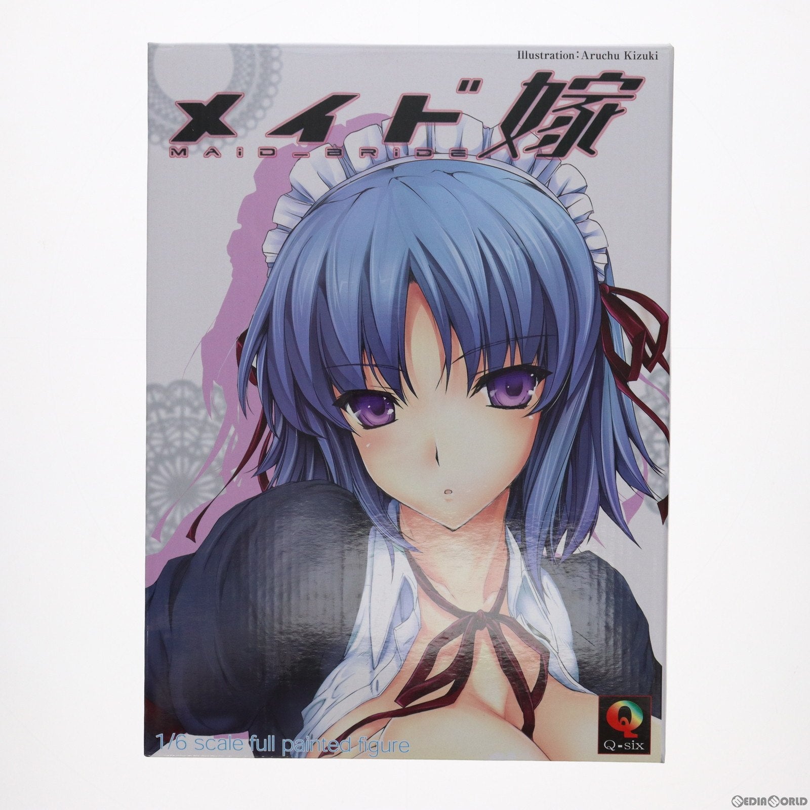 中古即納】[FIG]メイド嫁(コミック表紙イラストver.) 1/6 完成品 フィギュア Q-six(キューシックス)