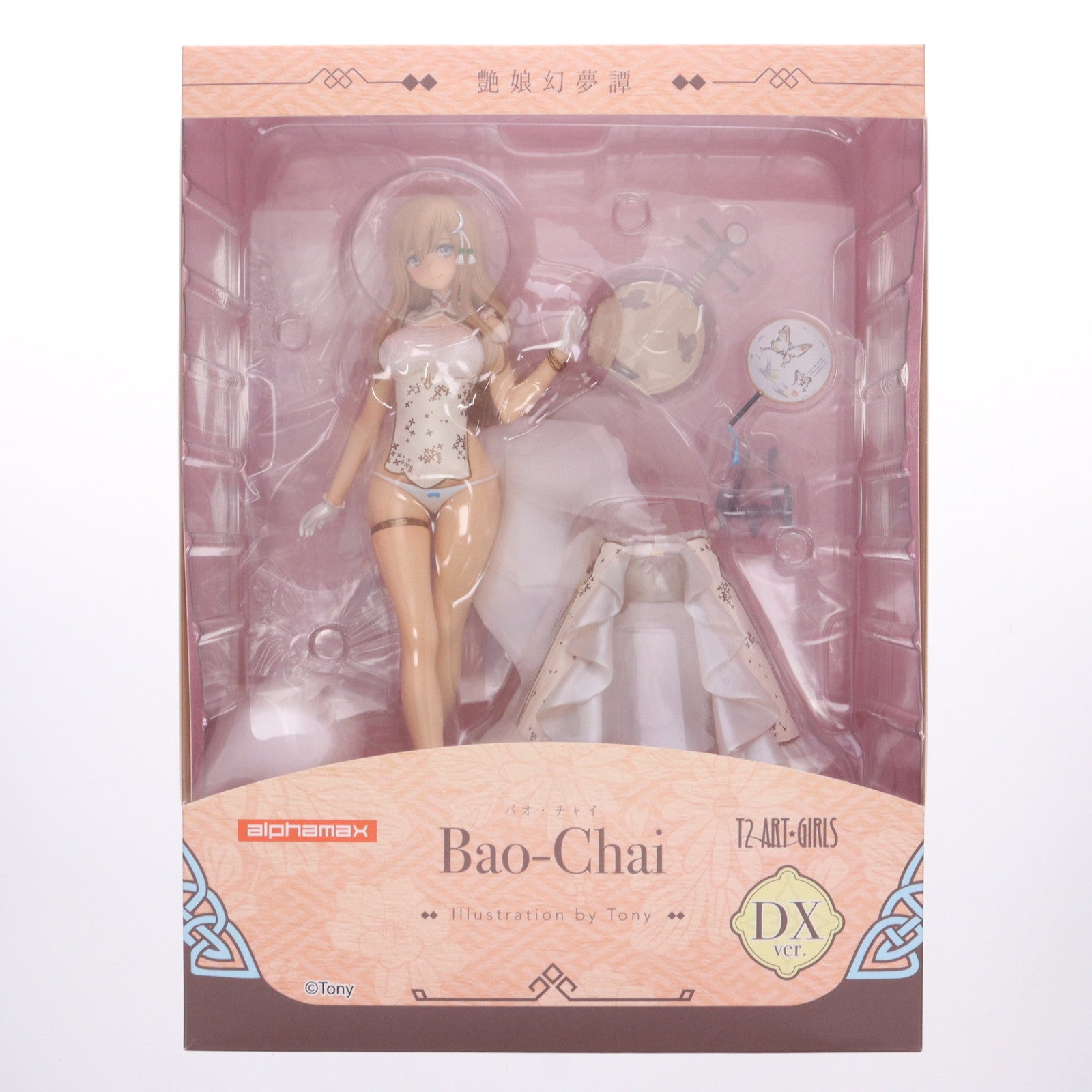 中古即納】[FIG]ポストカード2枚付属 Bao-Chai バオ・チャイ illustration by Tony DX Ver. 艶娘幻夢譚 1/6  完成品 フィギュア(AX-1166) SkyTube(スカイチューブ)