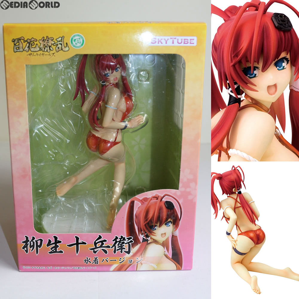 中古即納】[FIG]柳生十兵衛(やぎゅうじゅうべえ) 水着ver. 百花繚乱 サムライガールズ 1/7 完成品 フィギュア(AX-0039)  SkyTube(スカイチューブ)