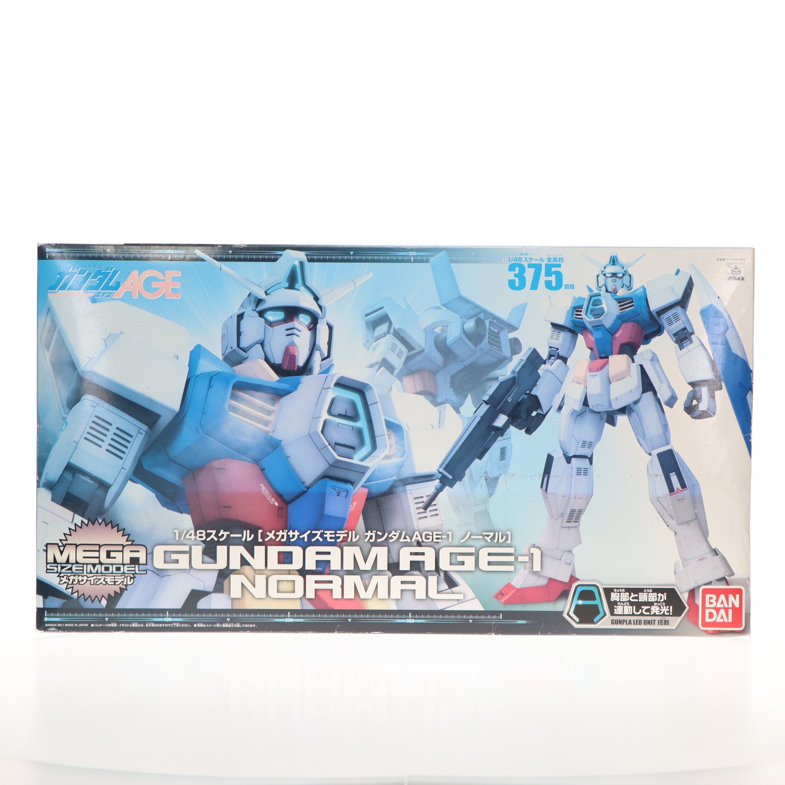 【中古即納】[PTM]小冊子付属 1/48 メガサイズモデル ガンダムAGE-1 ノーマル 機動戦士ガンダムAGE(エイジ)  プラモデル(0171063) バンダイ(20111210)