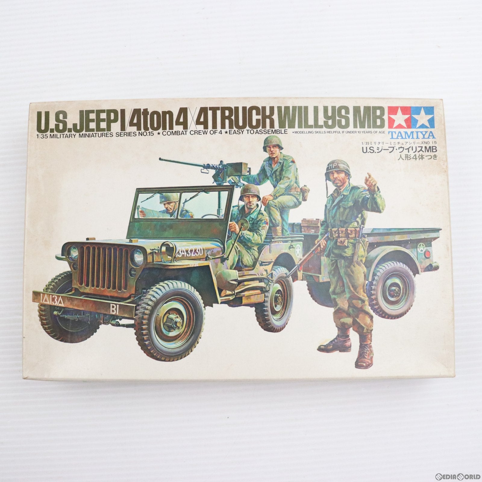 中古即納】[PTM]ミリタリーミニチュアシリーズ No.15 1/35 U.S.ジープ