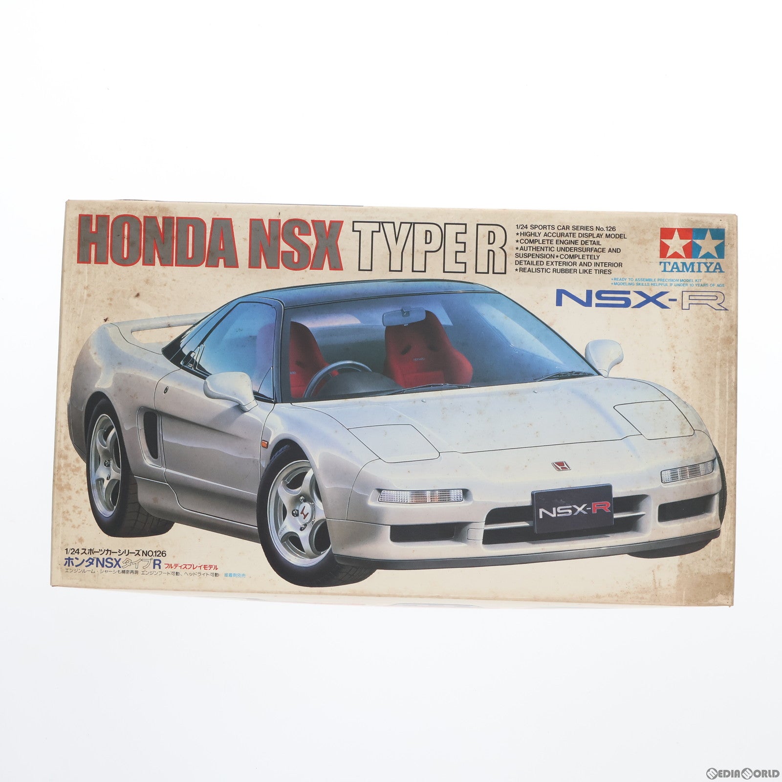 【中古即納】[PTM]スポーツカーシリーズ NO.126 1/24 ホンダ NSX タイプR ディスプレイモデル プラモデル(24126) タミヤ(19991231)