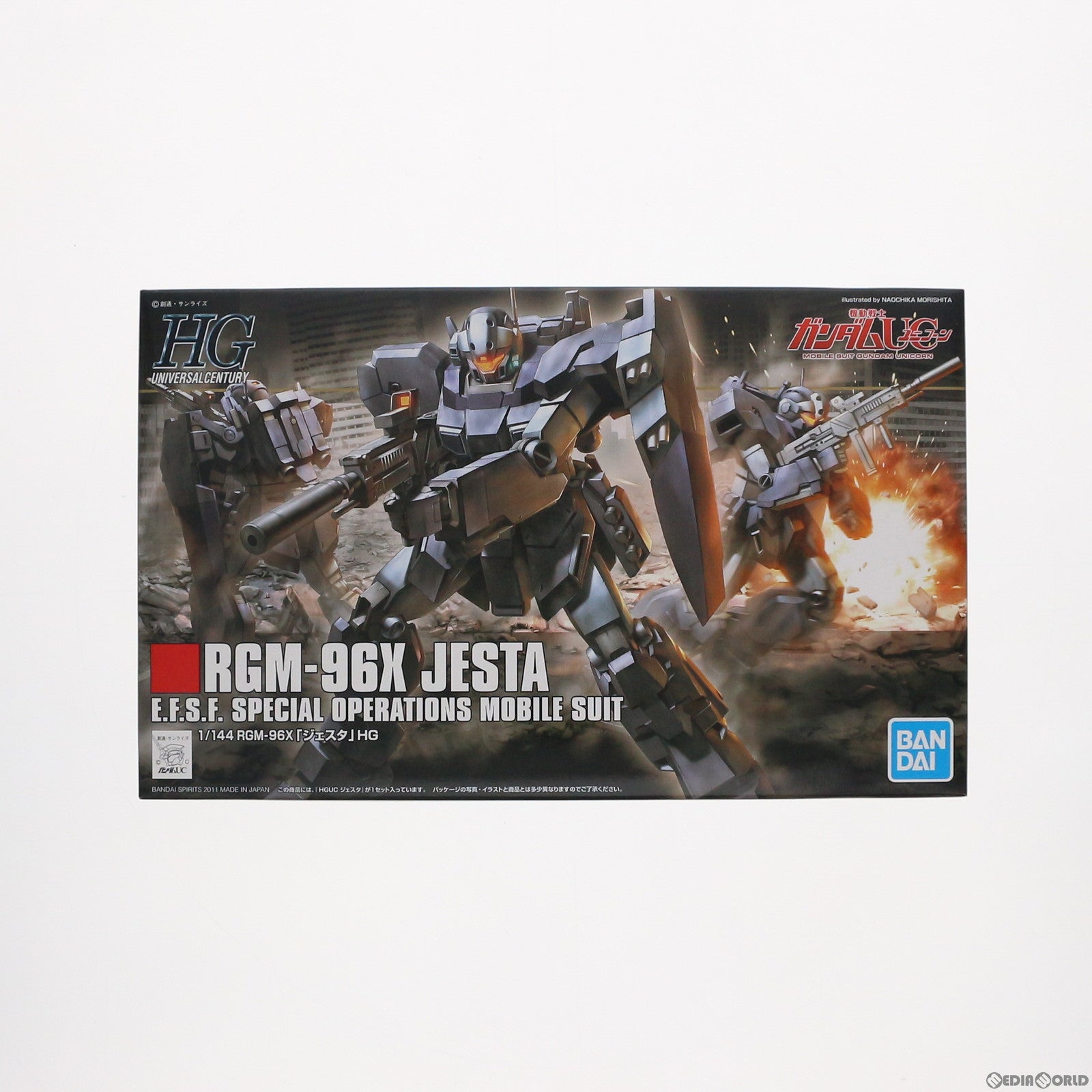 中古即納】[PTM]HGUC 1/144 ジェスタ 機動戦士ガンダムUC(ユニコーン) プラモデル バンダイスピリッツ