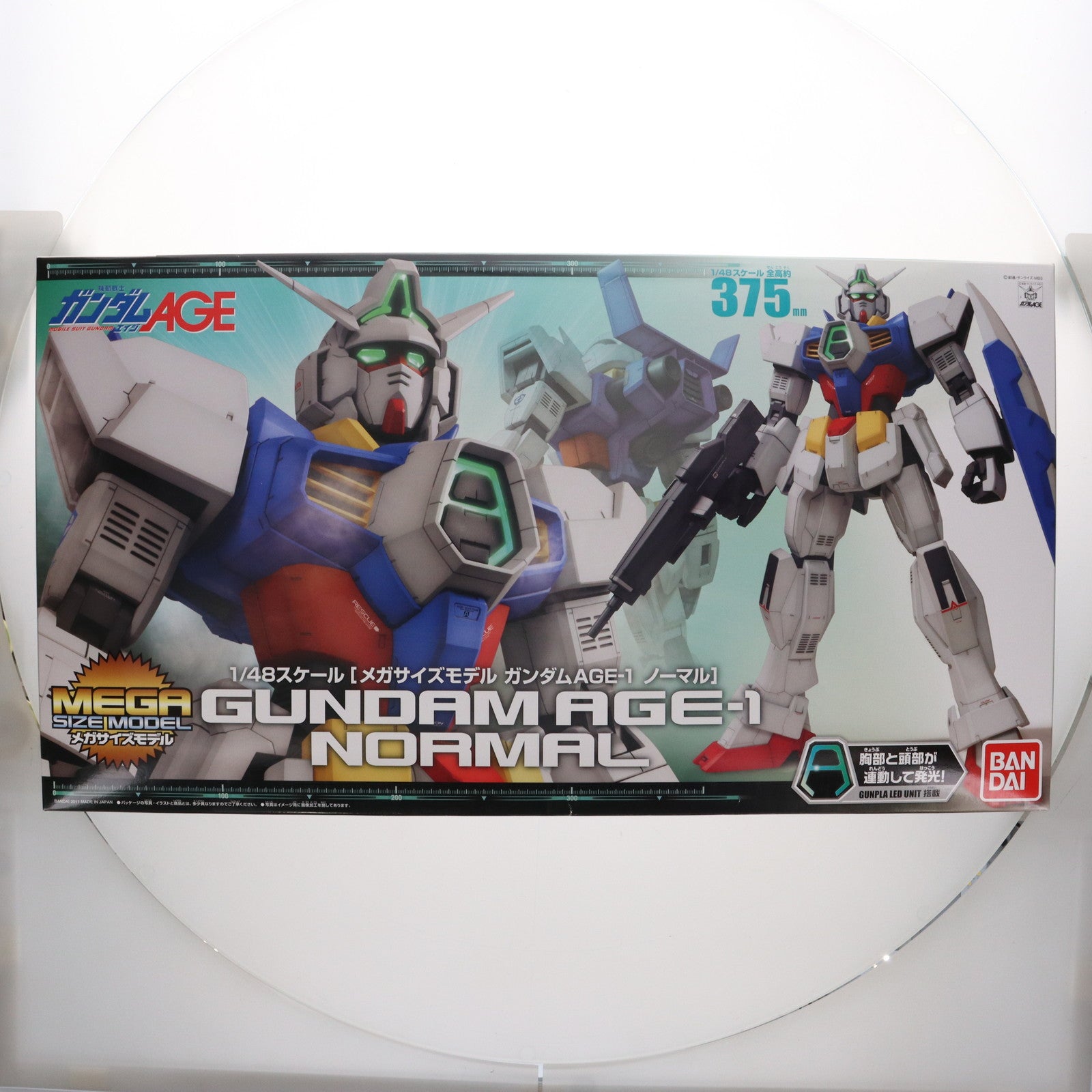 【中古即納】[PTM] 小冊子付属 1/48 メガサイズモデル ガンダムAGE-1 ノーマル 機動戦士ガンダムAGE(エイジ)  プラモデル(0171063) バンダイ(20111210)