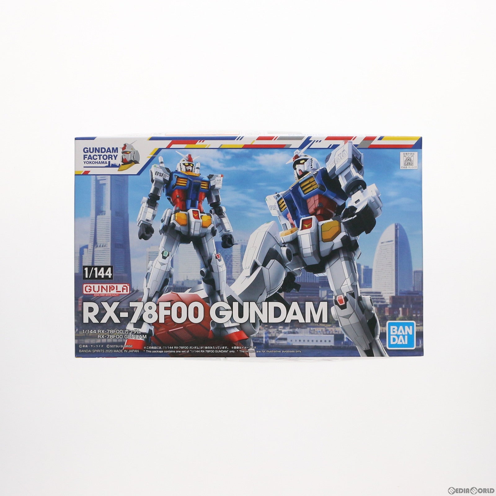 中古即納】[PTM]GUNDAM FACTORY YOKOHAMA限定 1/144 RX-78F00 ガンダム 機動戦士ガンダム  プラモデル(5060702) バンダイスピリッツ