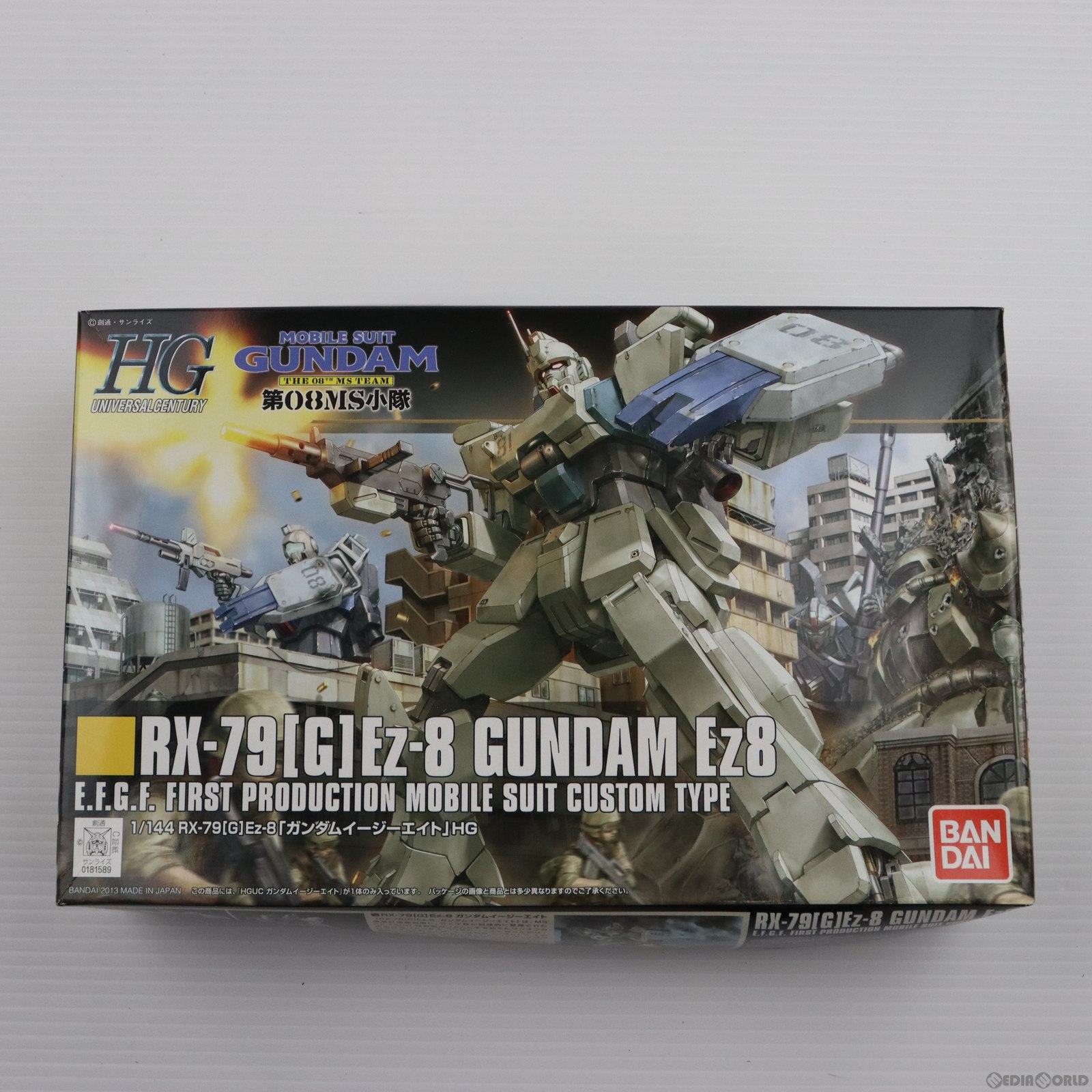 中古即納】[PTM]HGUC 1/144 RX-79[G]Ez-8 ガンダムEz8 機動戦士ガンダム 第08MS小隊 プラモデル(0181589)  バンダイ