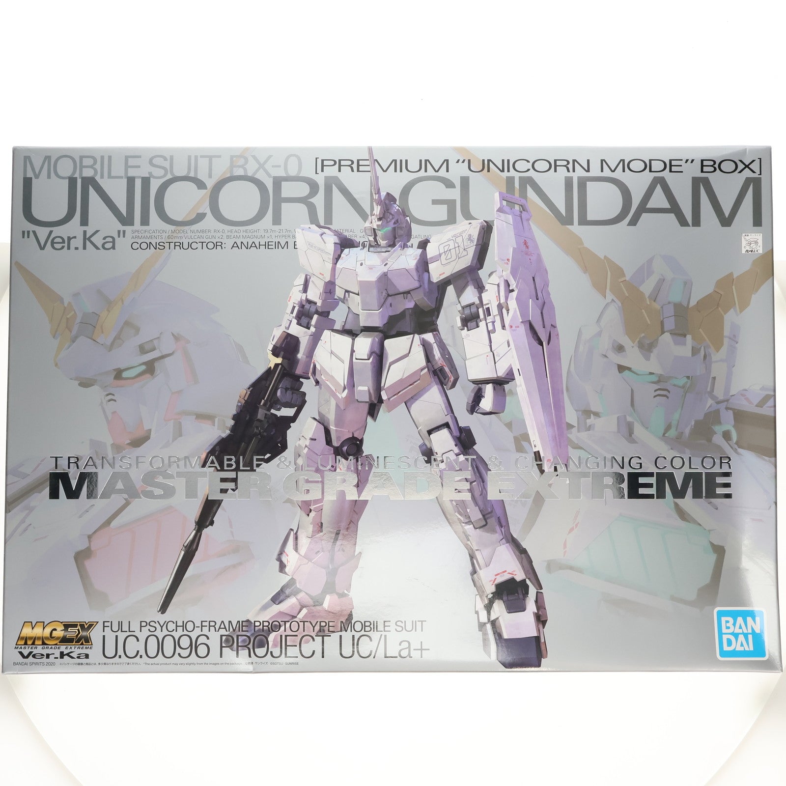 中古即納】[PTM]プレミアムバンダイ限定 MGEX 1/100 ユニコーンガンダム Ver.Ka [プレミアム ユニコーンモード ボックス] 機動戦士 ガンダムUC(ユニコーン) プラモデル