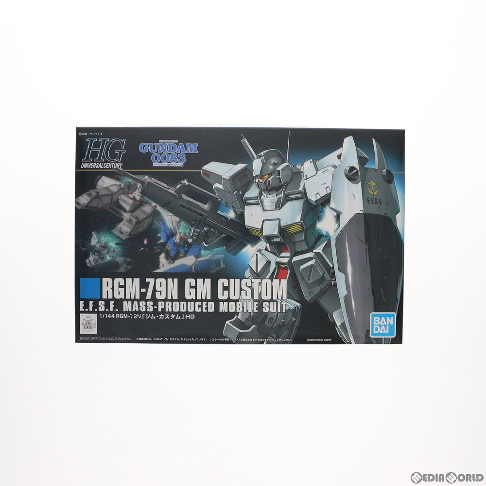 【中古即納】[PTM]HGUC 1/144 ジム・カスタム 機動戦士ガンダム0083 STARDUST MEMORY(スターダストメモリー)  プラモデル バンダイスピリッツ(20240410)