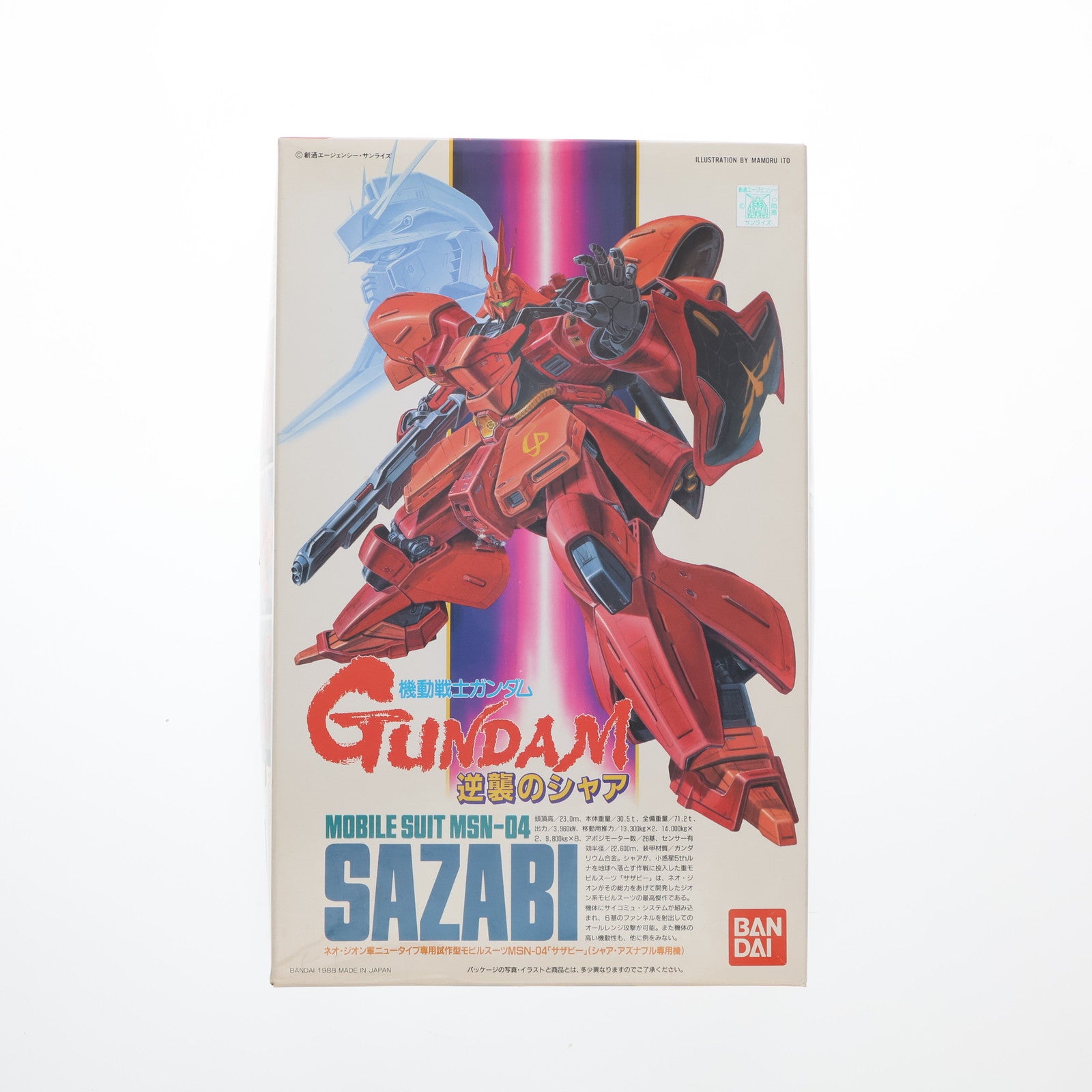 中古即納】[PTM]1/144 MSN-04 サザビー 機動戦士ガンダム 逆襲の
