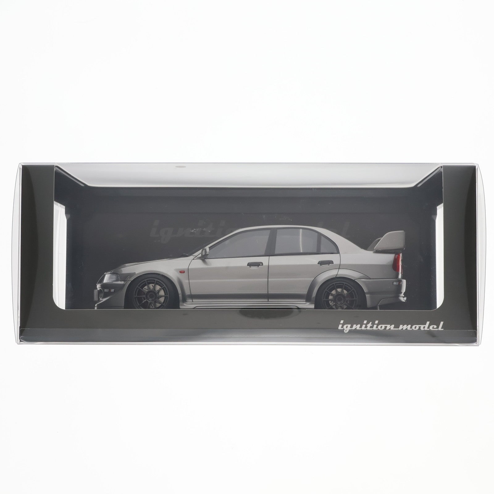 【中古即納】[MDL]1/18 Mitsubishi Lancer Evolution(ミツビシ ランサー エボリューション) VI GSR  T.M.E CP9A(シルバー) 完成品 ミニカー(IG1554) ignition model(イグニッションモデル)(20190831)