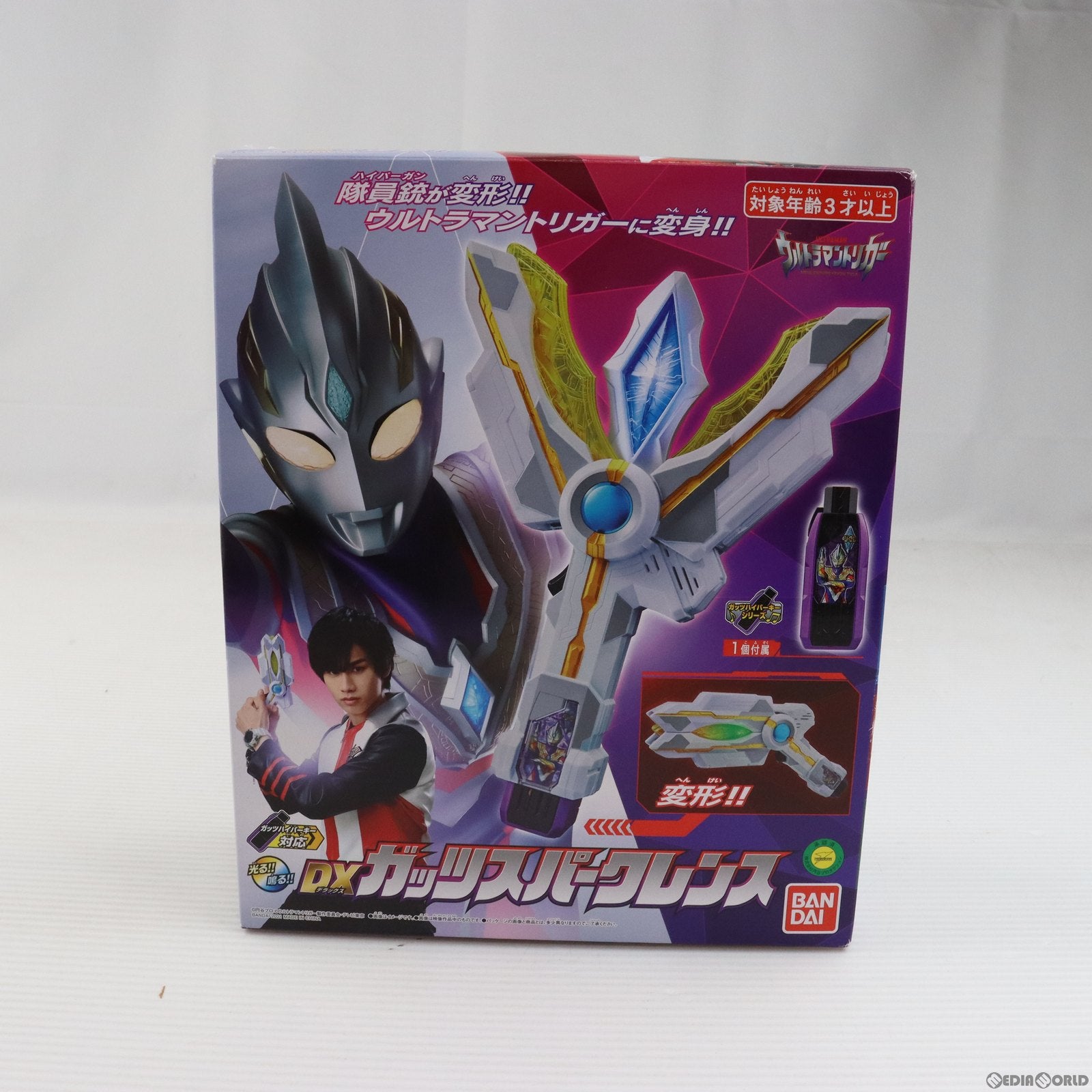 中古即納】[TOY]DXガッツスパークレンス ウルトラマントリガー NEW GENERATION TIGA 完成トイ バンダイ