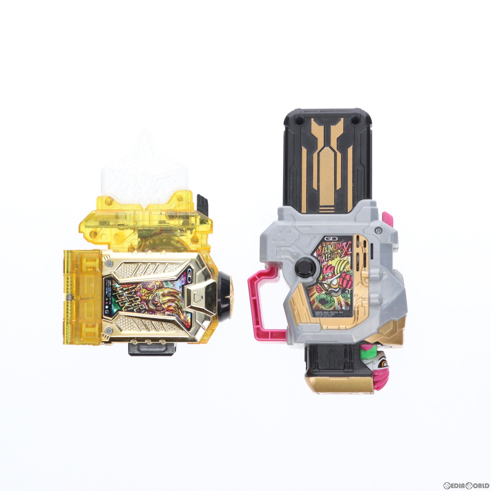 【中古即納】[TOY] DXハイパームテキガシャット マキシマムマイティXガシャットセット 仮面ライダーエグゼイド 完成トイ  バンダイ(20170617)