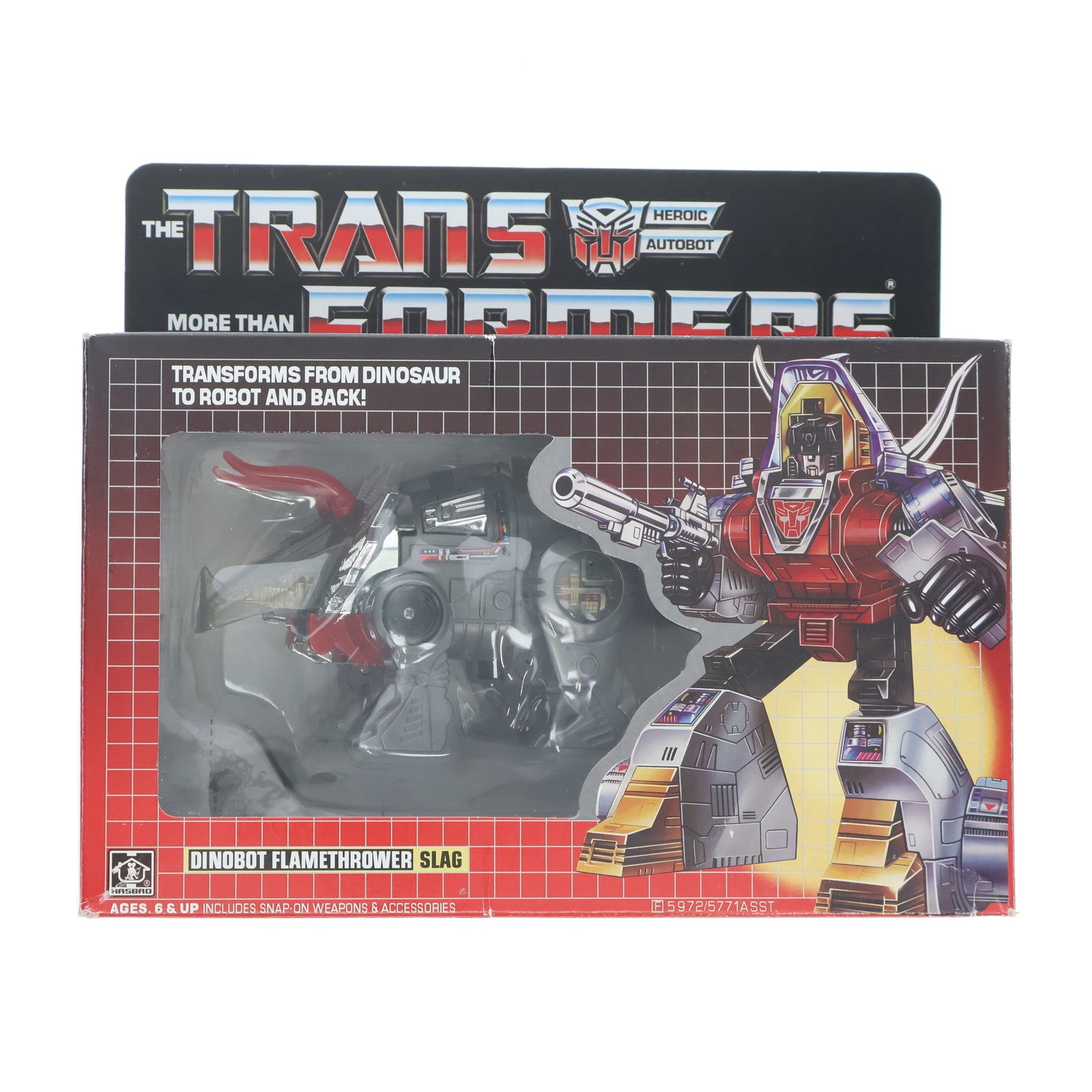 中古即納】[TOY]DINOBOT SLAG(ダイノボット スラッグ) 戦え!超ロボット生命体トランスフォーマー 完成トイ ハズブロ