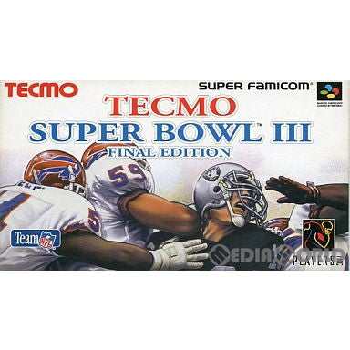 【中古即納】[SFC]TECMO SUPER BOWL III Final Edition(テクモスーパーボウル3  ファイナルエディション)(19951222)