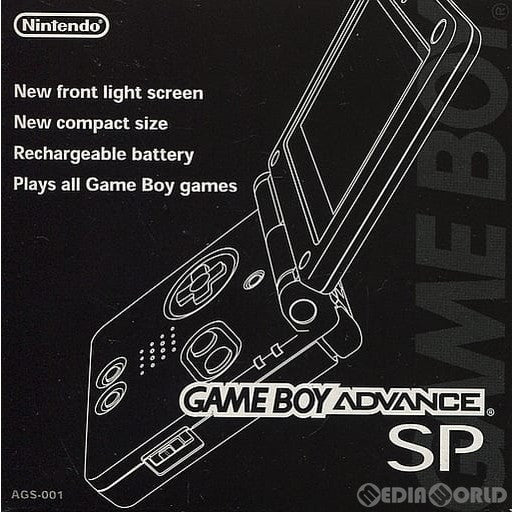 GBA](本体)ゲームボーイアドバンスSP GAMEBOY ADVANCE SP オニキスブラック(AGS-S-ZKA)