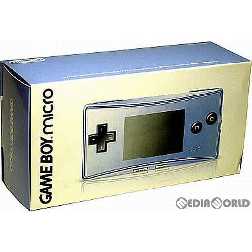 GBA](本体)ゲームボーイミクロ GAMEBOY micro ブルー(OXY-S-DA)