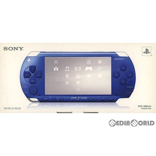 PSP](本体)プレイステーション・ポータブル メタリックブルー(PSP-1000MB)