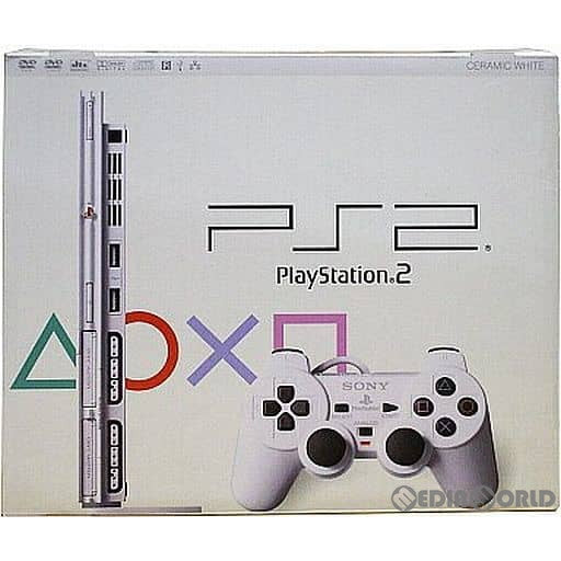 PS2](本体)プレイステーション2 PlayStation2 セラミック・ホワイト ...