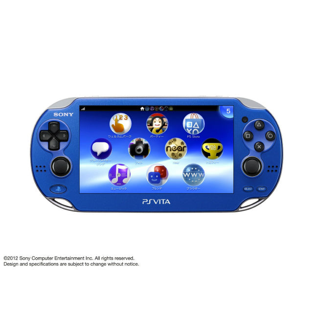 【中古即納】[B品][本体][PSVita]PlayStationVita Wi-Fiモデル  サファイア・ブルー(PCH-1000ZA04)(20121115)