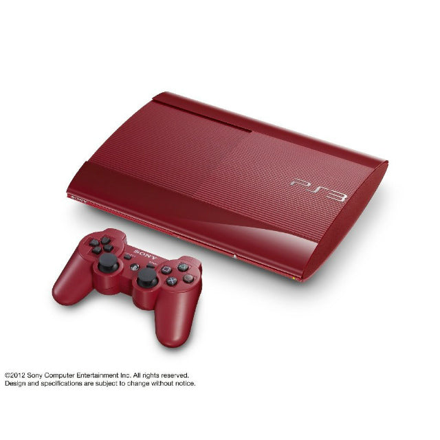 PS3](本体)プレイステーション3 PlayStation3 HDD250GB ガーネット・レッド(CECH-4000BGA)