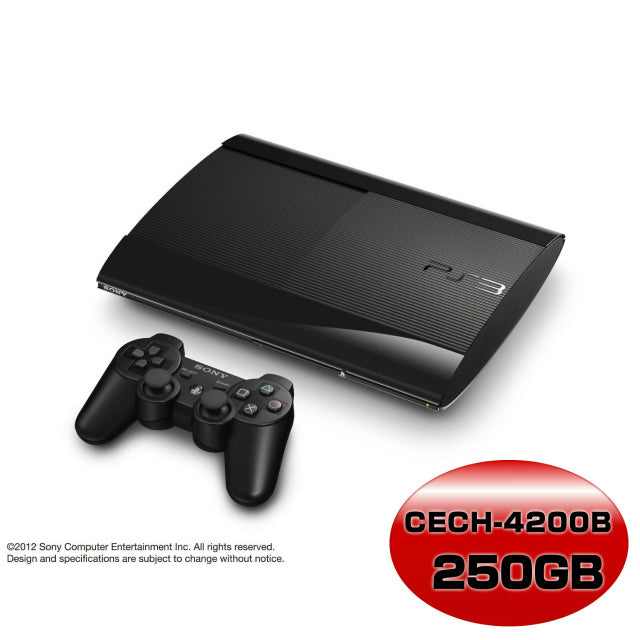 PS3](本体)プレイステーション3 PlayStation3 HDD250GB チャコール・ブラック(CECH-4200B)