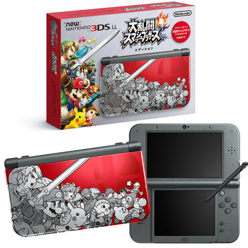 【新品即納】[3DS](本体)Newニンテンドー3DS LL 大乱闘スマッシュブラザーズ エディション(RED-S-RBAA)(20141108)