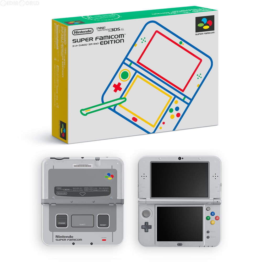 【中古即納】[B品][本体][3DS]Newニンテンドー3DS LL スーパーファミコン エディション(RED-S-GBAA)(20160731)