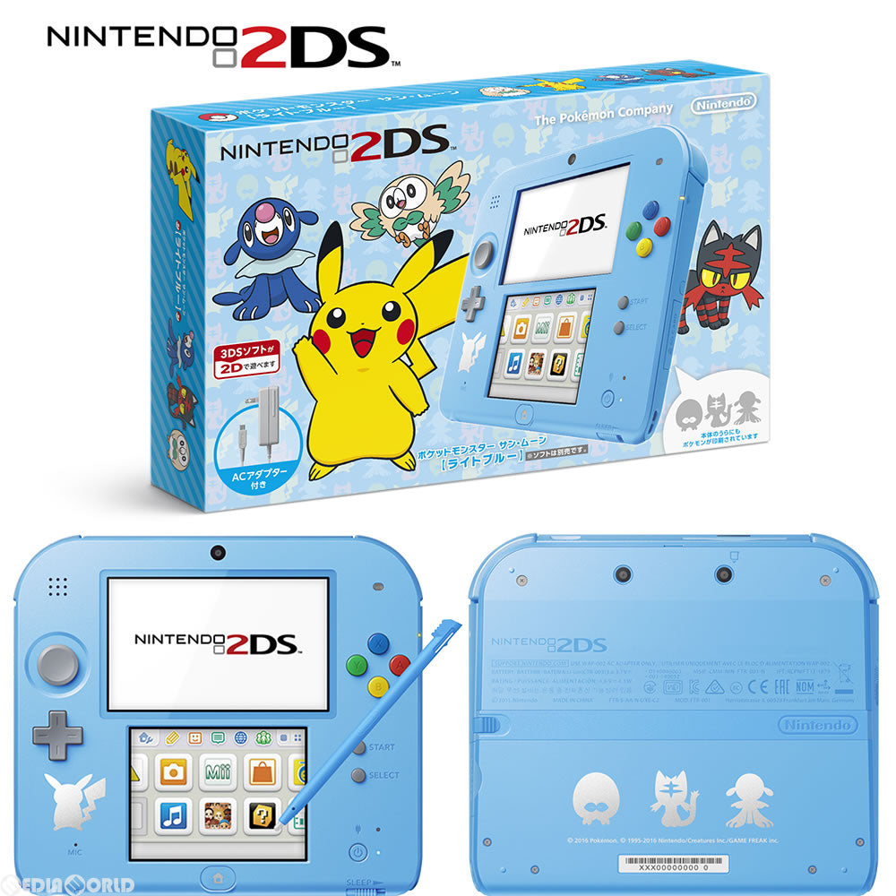 ニンテンドー2DS ポケットモンスター サン・ムーンライトブルー