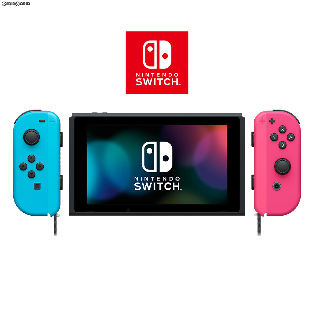 Switch](本体)マイニンテンドーストア限定 Nintendo Switch(ニンテンドースイッチ) カスタマイズ Joy-Con(L)  ネオンブルー/(R) ネオンピンク Joy-Conストラップ ネオンブルー/ネオンピンク(HAC-S-KAYAA)