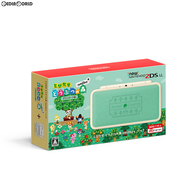 3DS](本体)Newニンテンドー2DS LL とびだせ どうぶつの森 amiibo+