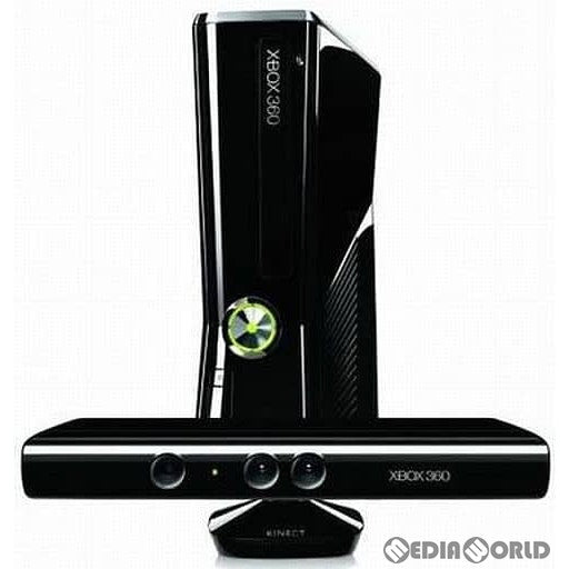 Xbox360](本体)Xbox360 250GB + Kinect(250GBプラスキネクト) リキッドブラック(S7G-00037)