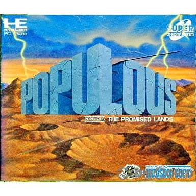 【中古即納】[箱説明書なし][PCE]POPULOUS THE PROMISED LANDS(ポピュラス  ザ・プロミストランド)(スーパーCDロムロム)(19911025)