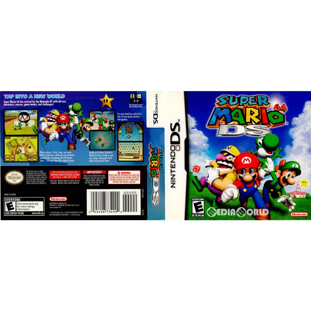 【中古即納】[表紙説明書なし][NDS]Super Mario 64  DS(スーパーマリオ64DS)(北米版)(NTR-ASME-USA)(20041121)