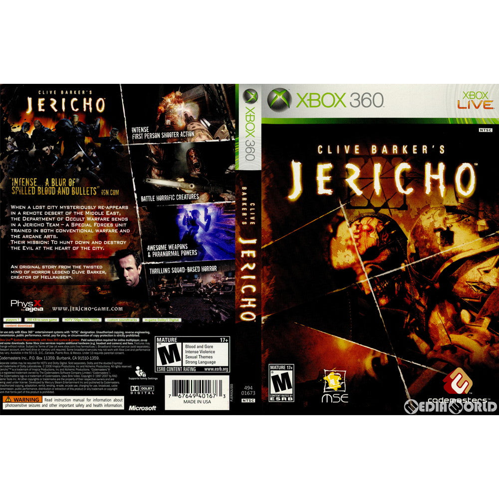 Xbox360]CLIVE BARKER'S JERICHO(クライブ・バーカーズ ジェリコ)(北米版)