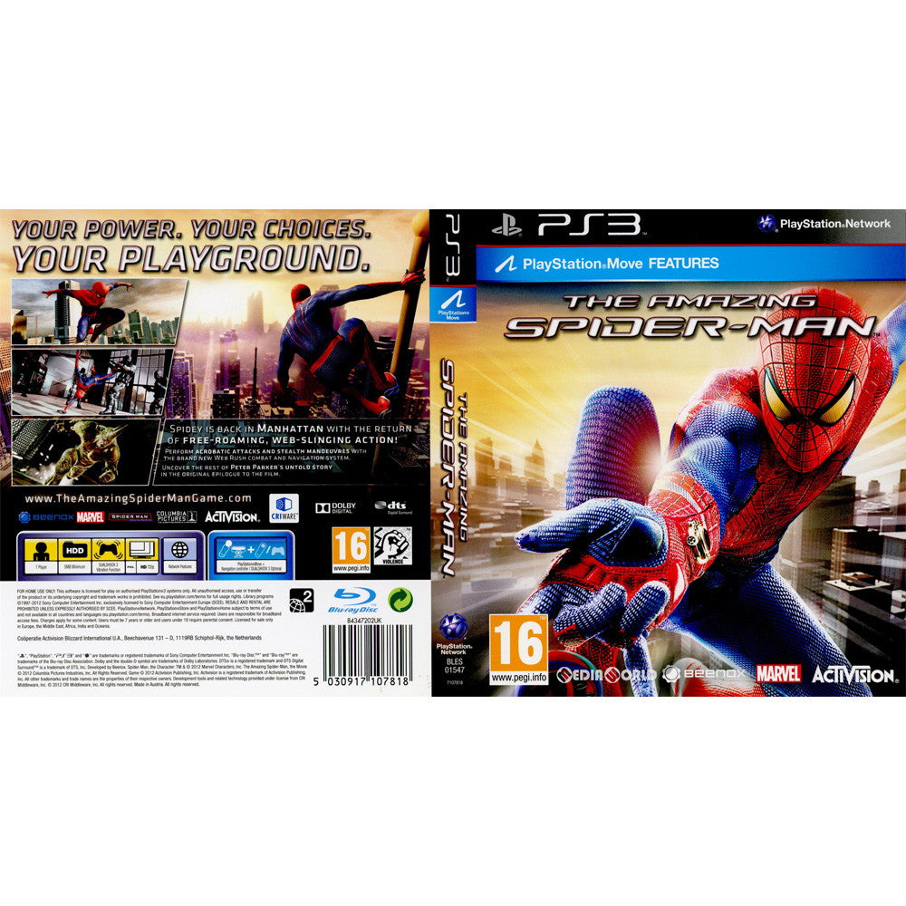 PS3]The Amazing Spider-Man(アメイジング・スパイダーマン)(EU版)(BLES-01547)