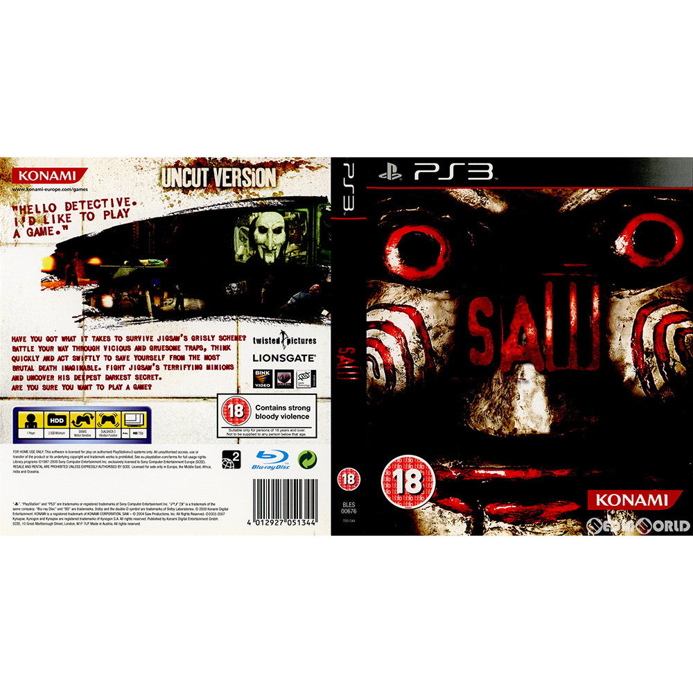 PlayStation3 - PS3 北米版 SAW   プレイステーション3 ソフトソウ PlayStation3 - PS3 北米版 SAW プレイステーション3 ソフトソウ