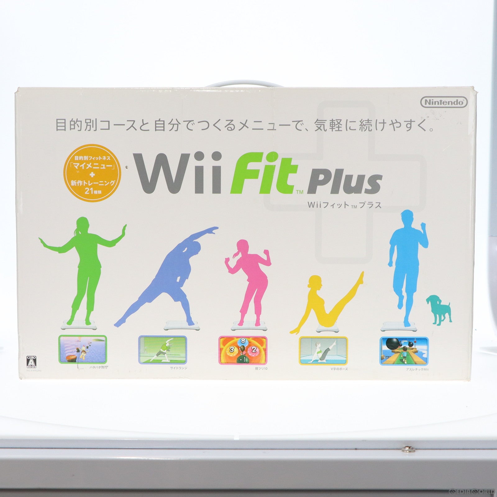 【中古即納】[Wii]Wii Fit Plus(Wiiフィットプラス)  バランスWiiボードセット(シロ/shiro/白)(RVL-R-RFPJ)(20091001)